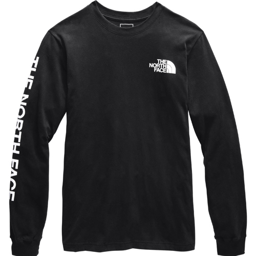 The North Face L/S TNF Sleeve Hit Tee for Men TNF Black Small